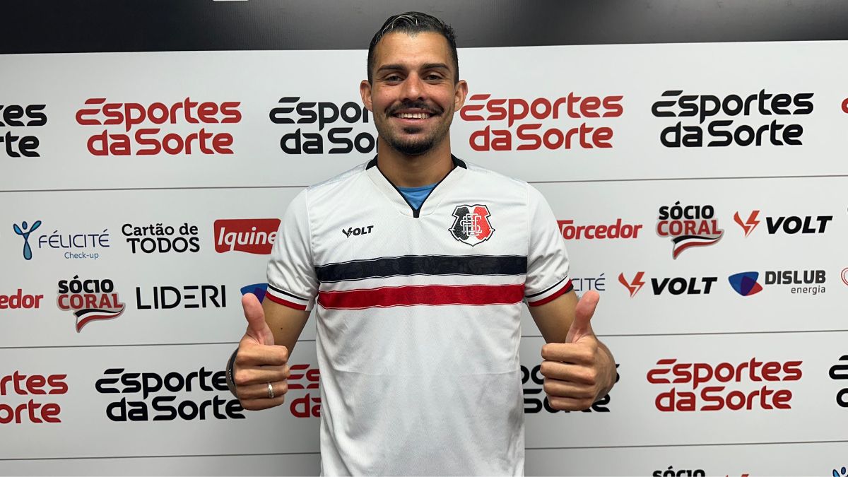 Citando Santa Cruz como “O maior do Nordeste”, meia Claudinei é apresentado e se diz pronto para atuar no clássico