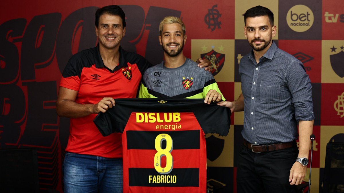 Fabricio Domínguez, novo camisa 8 do Sport. Foto: Paulo Paiva / SCR