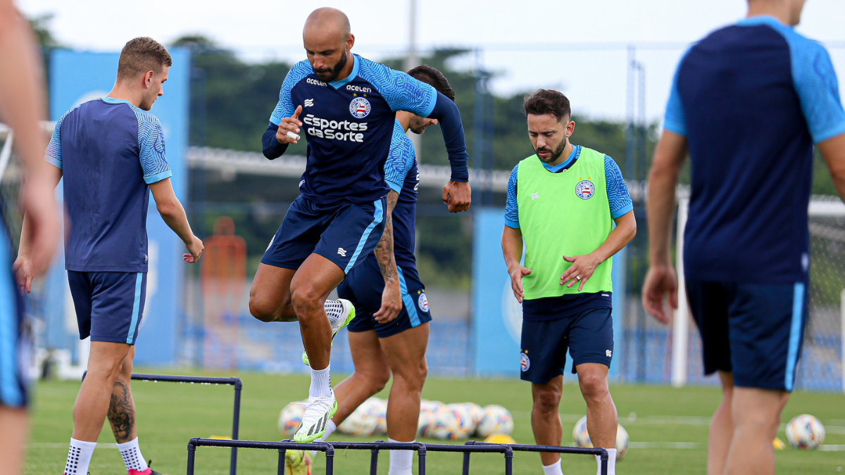 Thaciano vai a campo em reapresentação do Bahia e deve voltar a ser opção contra o Barcelona de Ilhéus