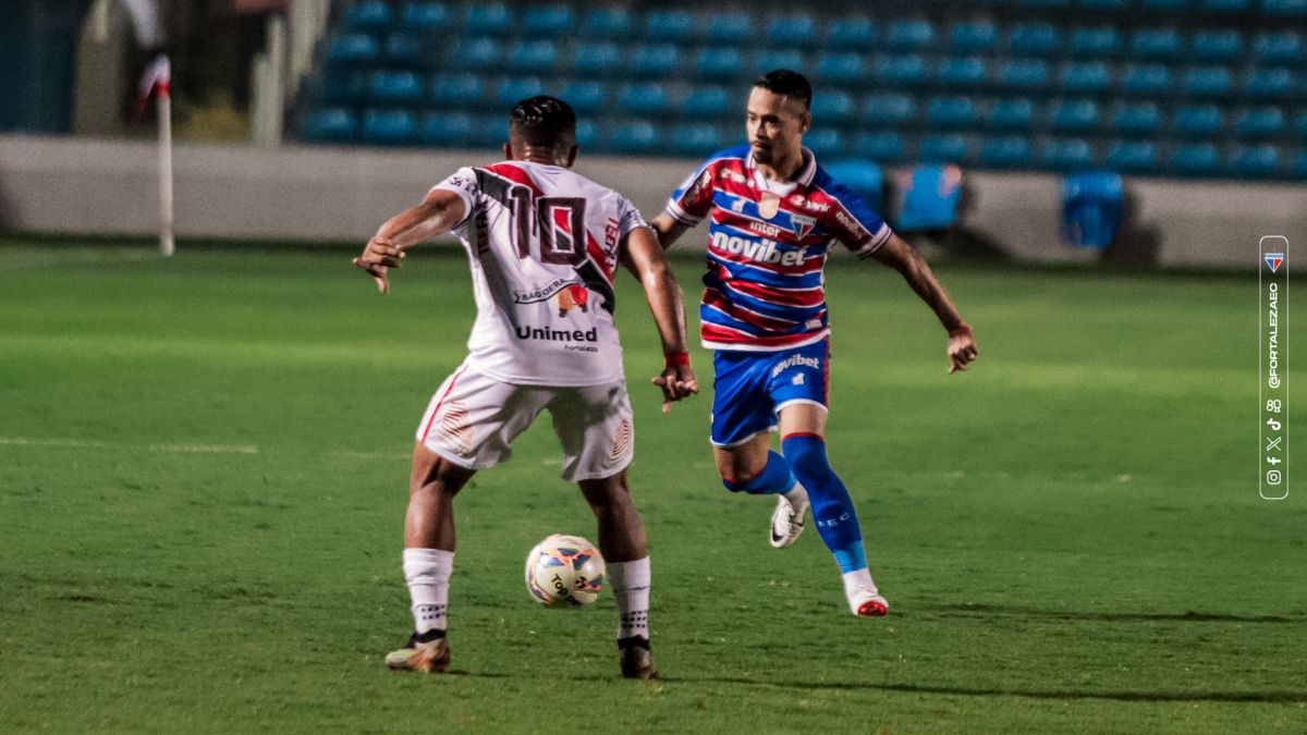 Com gol nos acréscimos, Fortaleza busca o empate diante do Ferroviário pelo Estadual