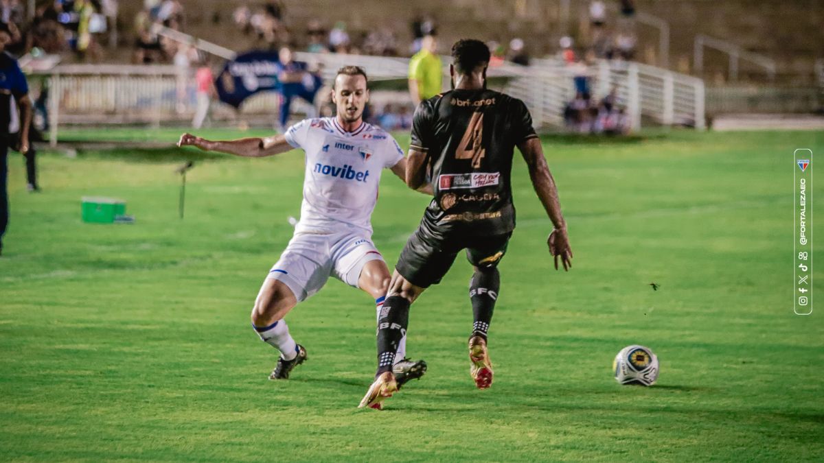 Copa do Nordeste: Botafogo-PB e Fortaleza empatam em jogo movimentado no Almeidão