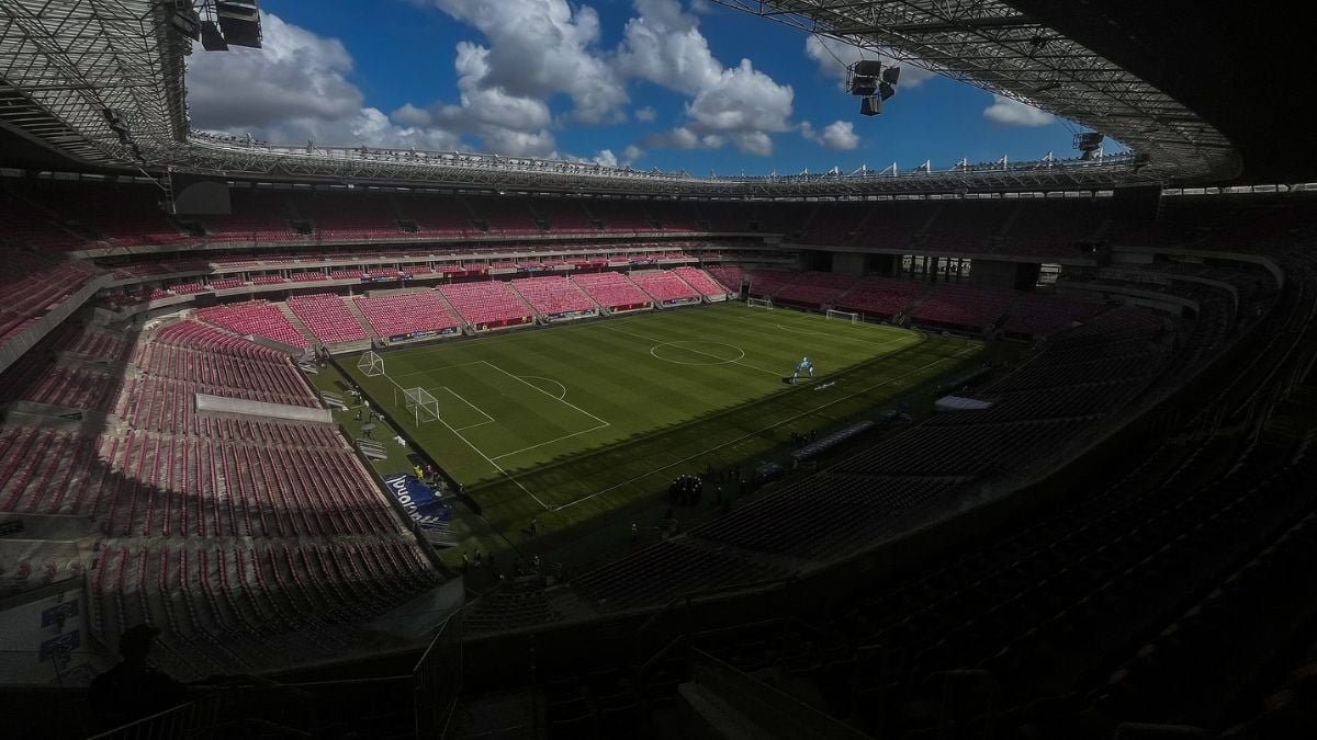 Arena de Pernambuco - estádio em São Lourenço da Mata - antes de Sport x Santa Cruz pelo Pernambucano 2024. E local de duelo contra o Ceará