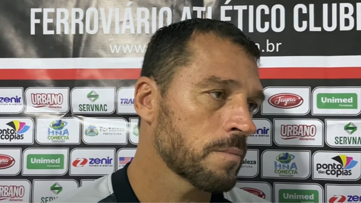 Técnico diz que Ferroviário fez ‘grande partida’ na Copa do Brasil e lamenta eliminação nos pênaltis