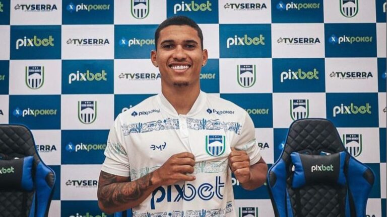 Serra Branca-PB anuncia contratação do atacante Thiaguinho, ex-Santa Cruz