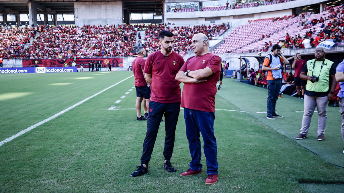 Sport retoma obras da Ilha, e presidente revela que jogos de menor apelo podem acontecer no Arruda ou Aflitos 1 Yuri Romão, João Marcelo Barros, Sport x Náutico | Final Pernambucano 2024 | 06/04/2024 - Foto: Paulo Paiva/Sport Recife