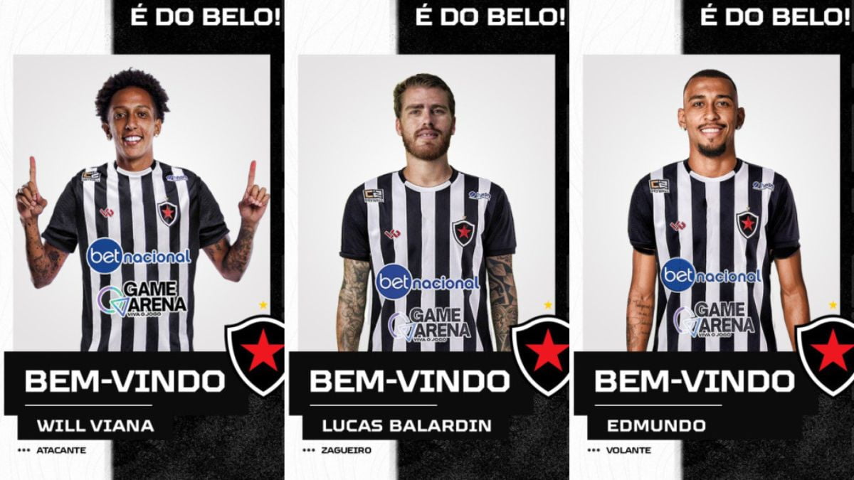 Botafogo-PB anuncia pacotão com seis novos reforços para a Série C