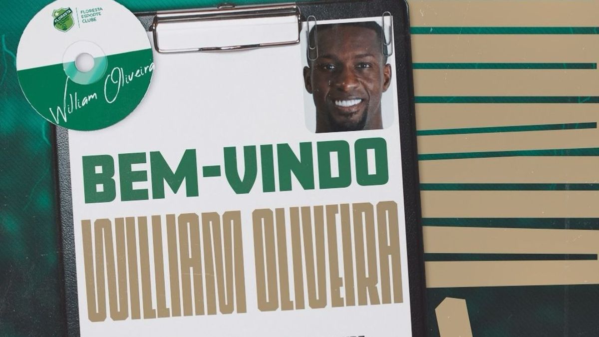 Floresta anuncia a contratação do volante William Oliveira, ex-Ceará, CSA e Sport
