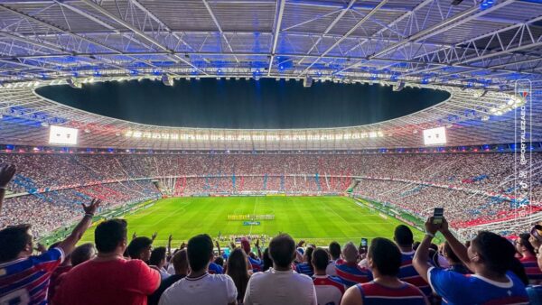 Torcida do Fortaleza encheu o Castelão em duelo contra o Boca Juniors, pela Copa Sul-Americana