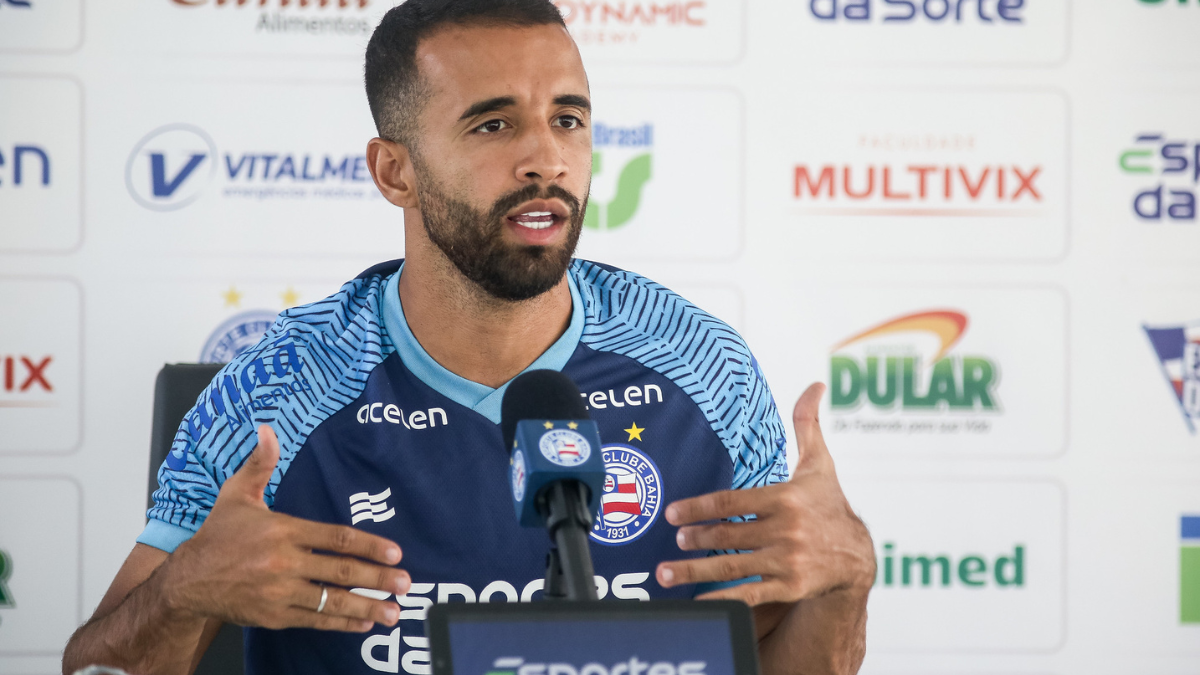 Caio Alexandre descarta ‘abalo’ interno no Bahia e projeta volta contra o Vitória: “O grupo está muito confiante”