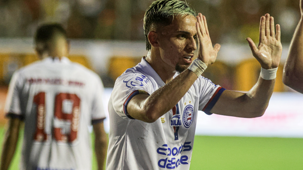 Com 28 jogos a menos, Biel iguala número de assistências da temporada passada pelo Bahia
