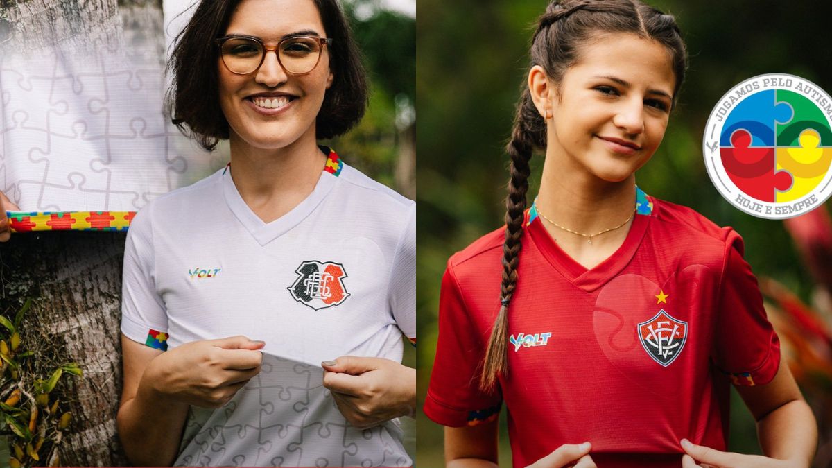 Santa Cruz e Vitória lançam camisa em apoio ao Dia Mundial da Conscientização do Autismo