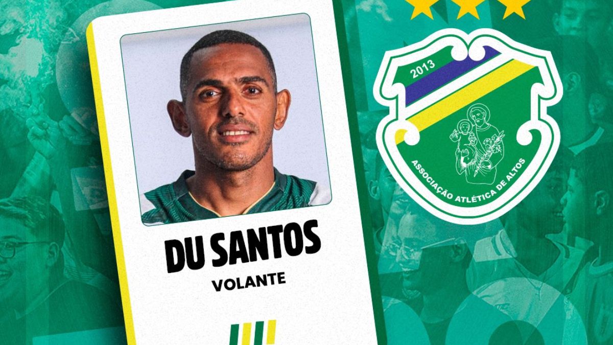 Altos anuncia retorno do volante Du Santos para a sequência da Série D