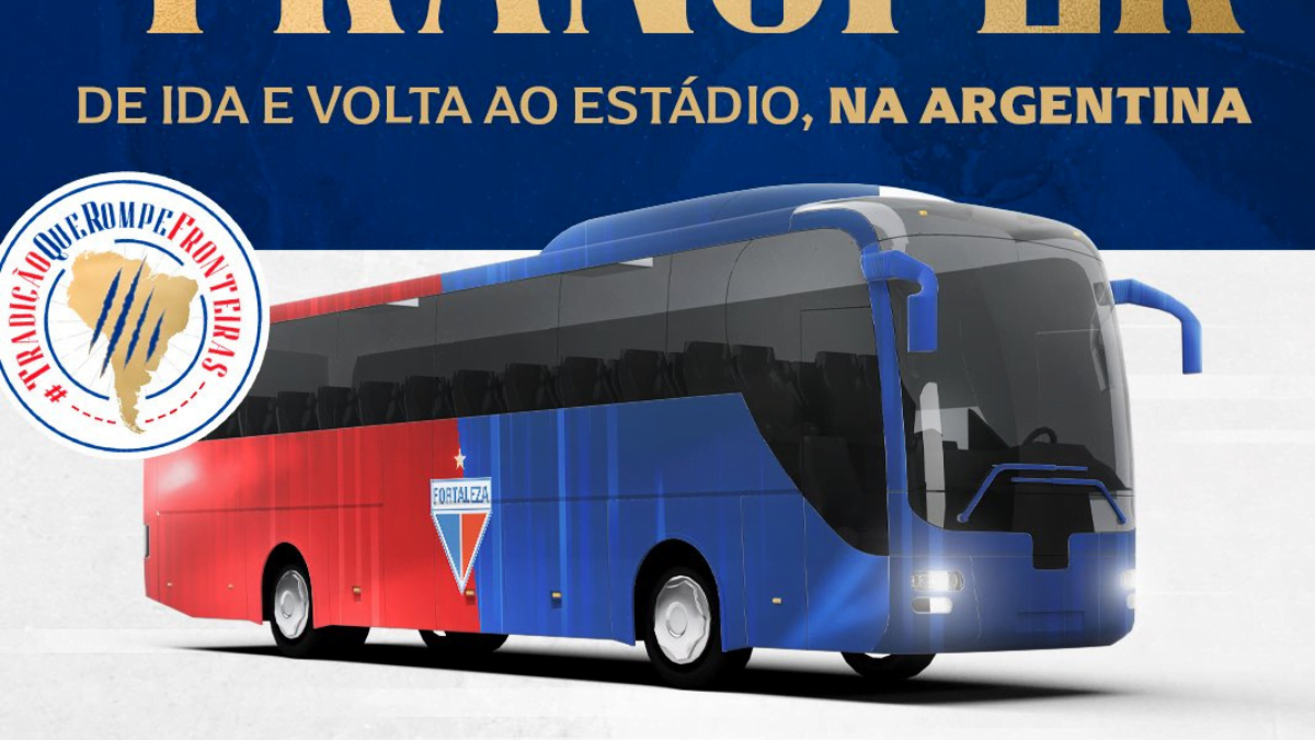 Fortaleza disponibilizará estrutura com ônibus escoltados para torcedores no jogo diante do Boca Juniors