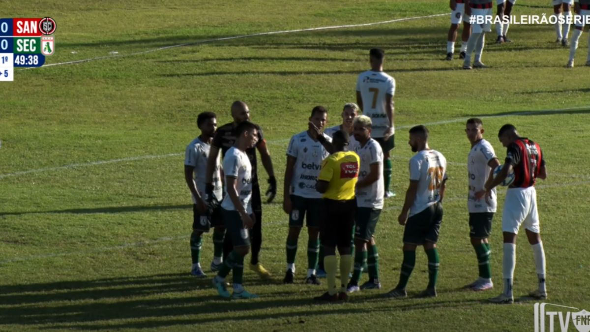 Em partida marcada por pênalti duvidoso, Sousa perde para o Santa Cruz-RN