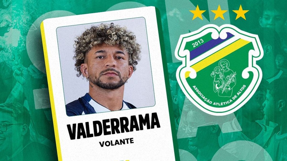 Altos anuncia o retorno do volante Valderrama, ex-ABC e Sampaio Corrêa