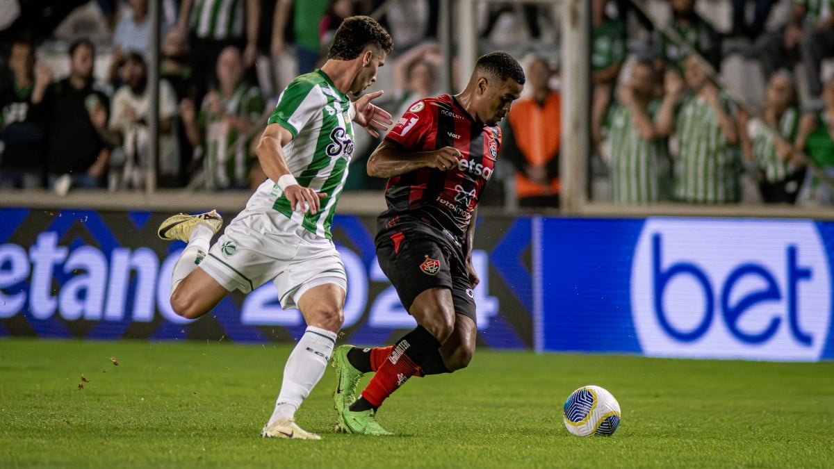 Assista aos lances do empate entre Juventude e Vitória pelo Brasileirão