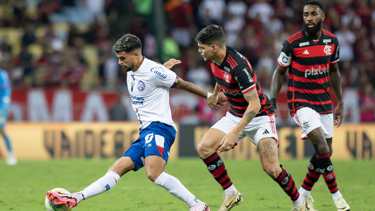 Bahia sofre gol no fim, perde para o Flamengo e vê sequência invicta na Série A acabar