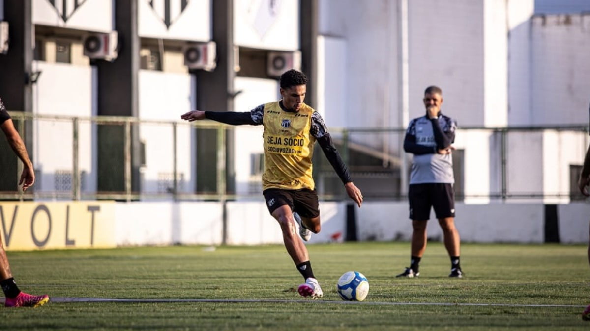 Ceará inicia preparação para enfrentar o Sport com duas novidades do Sub-20