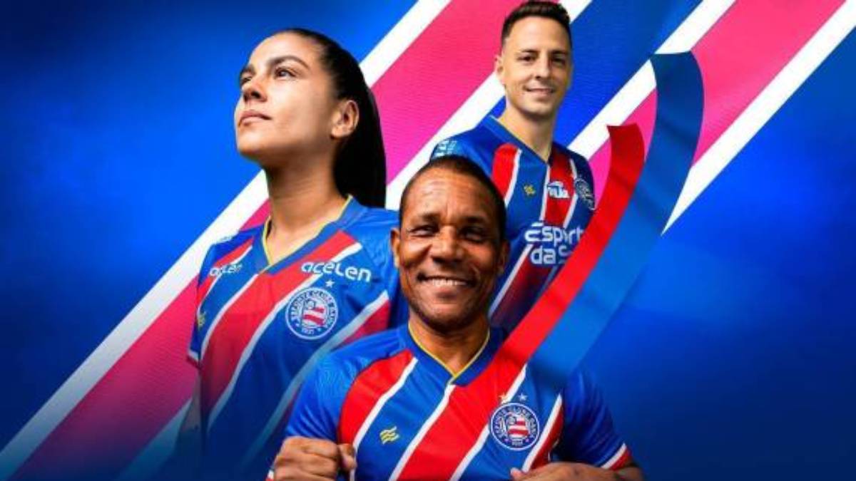 Bahia lança novo uniforme 2 para 2024; veja imagens