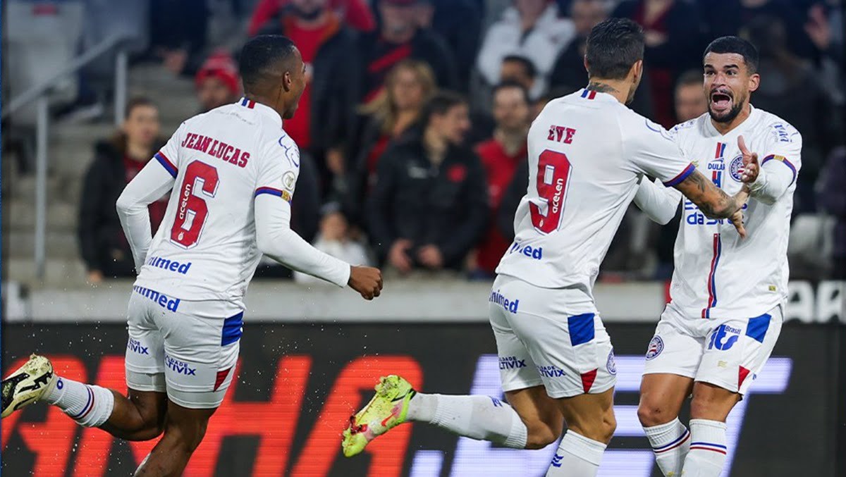 Veja os gols do triunfo do Bahia sobre o Athletico-PR pelo Brasileirão