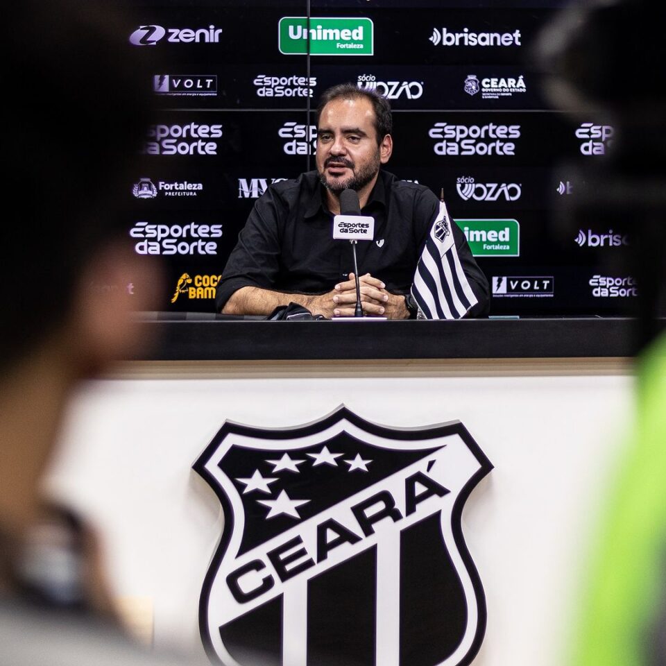 Danilo Bittencourt, novo CEO do Ceará, projeta objetivo no ano: "Trabalhar o acesso" 1 Danilo Bittencourt em apresentação no Ceará