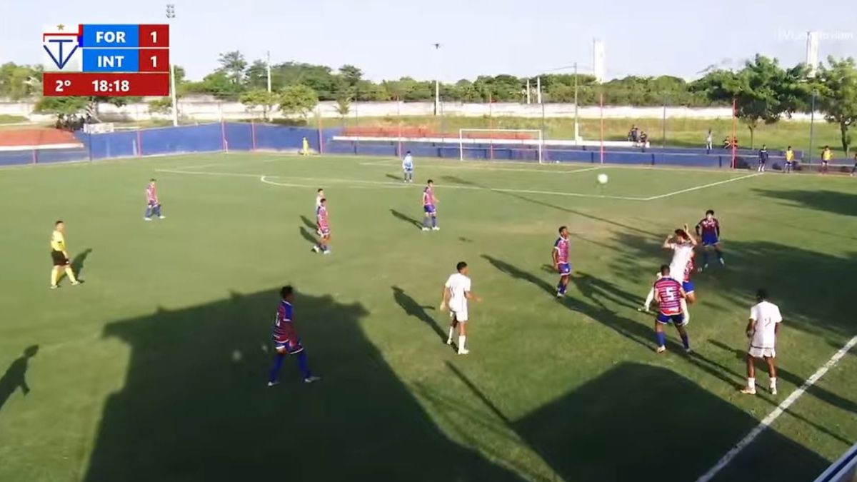 Brasileiro Sub-17: Em jogo truncado, Fortaleza empata com o Internacional; fora de casa, Ceará perde para o Santos