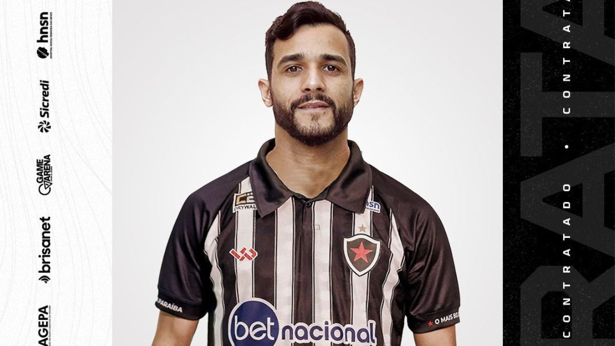 Botafogo-PB anuncia a contratação do atacante Henrique Dourado, ex-Flamengo, Fluminense e Palmeiras