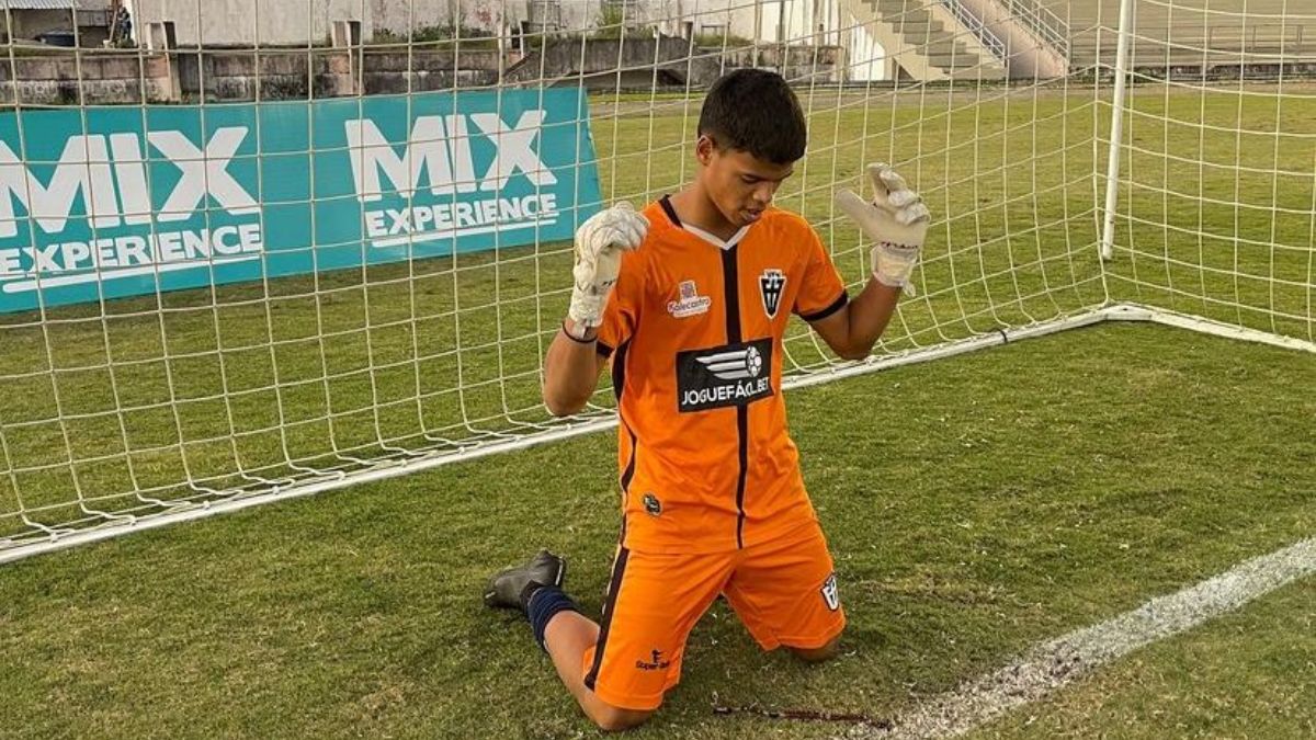 Com direito a gol de falta, goleiro do VF4 brilha em decisão do Campeonato Paraibano sub-17