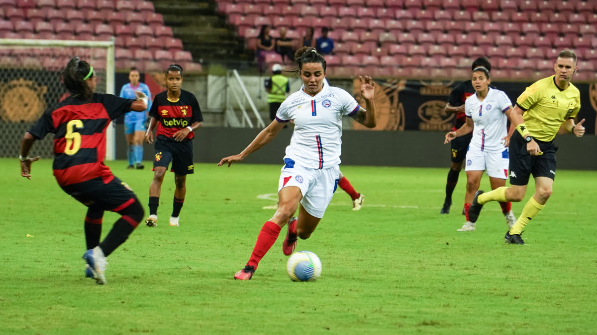 Bahia vence o Sport na Arena de Pernambuco e larga com vantagem por vaga na final do Brasileiro A2 Feminino