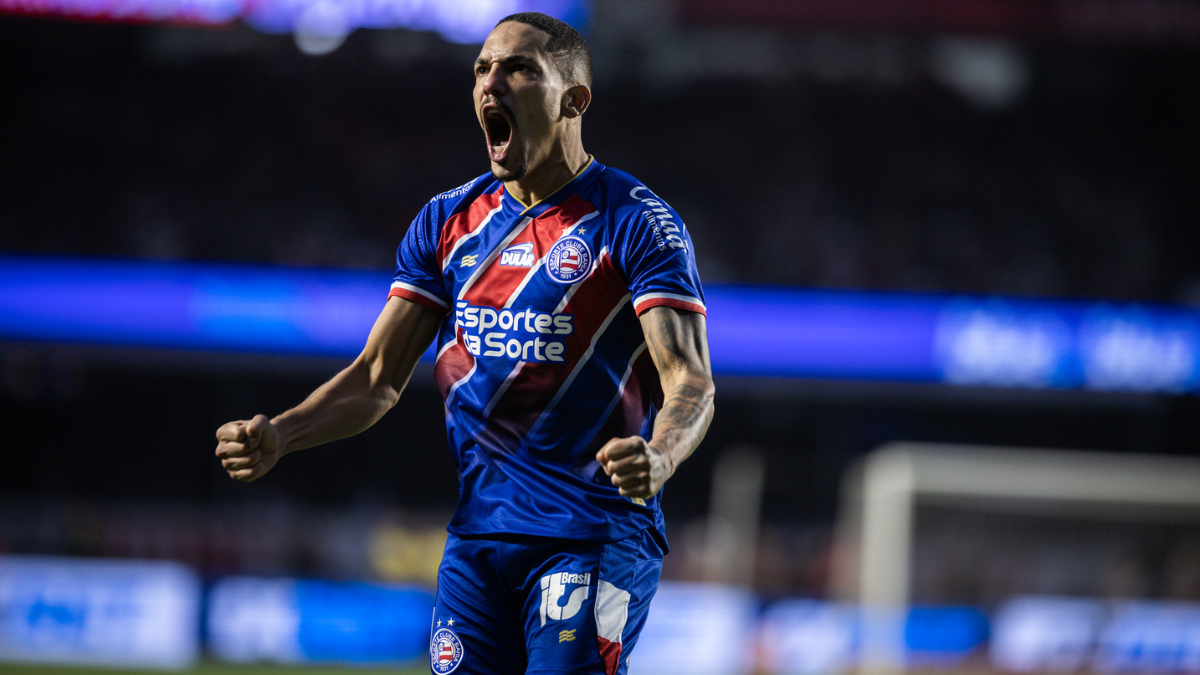 Autor de gol no Morumbis, Gilberto diz que falta ao Bahia ser ‘fatal’ e projeta jogo contra o Juventude