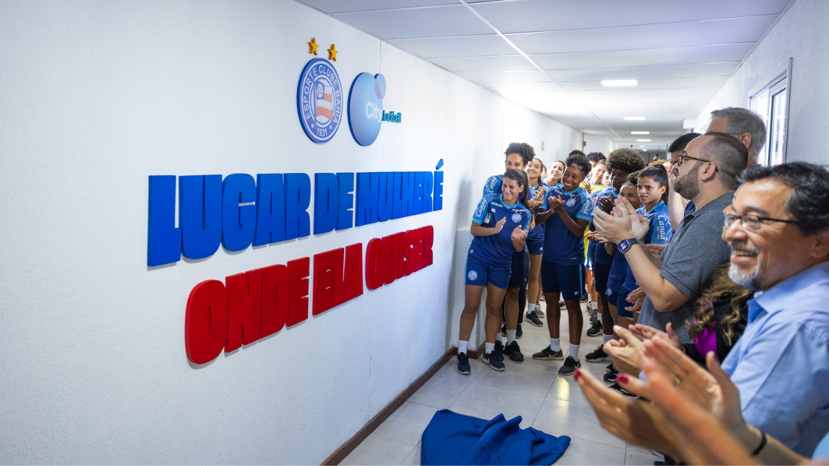 Bahia inaugura nova ala dedicada ao futebol feminino; veja fotos