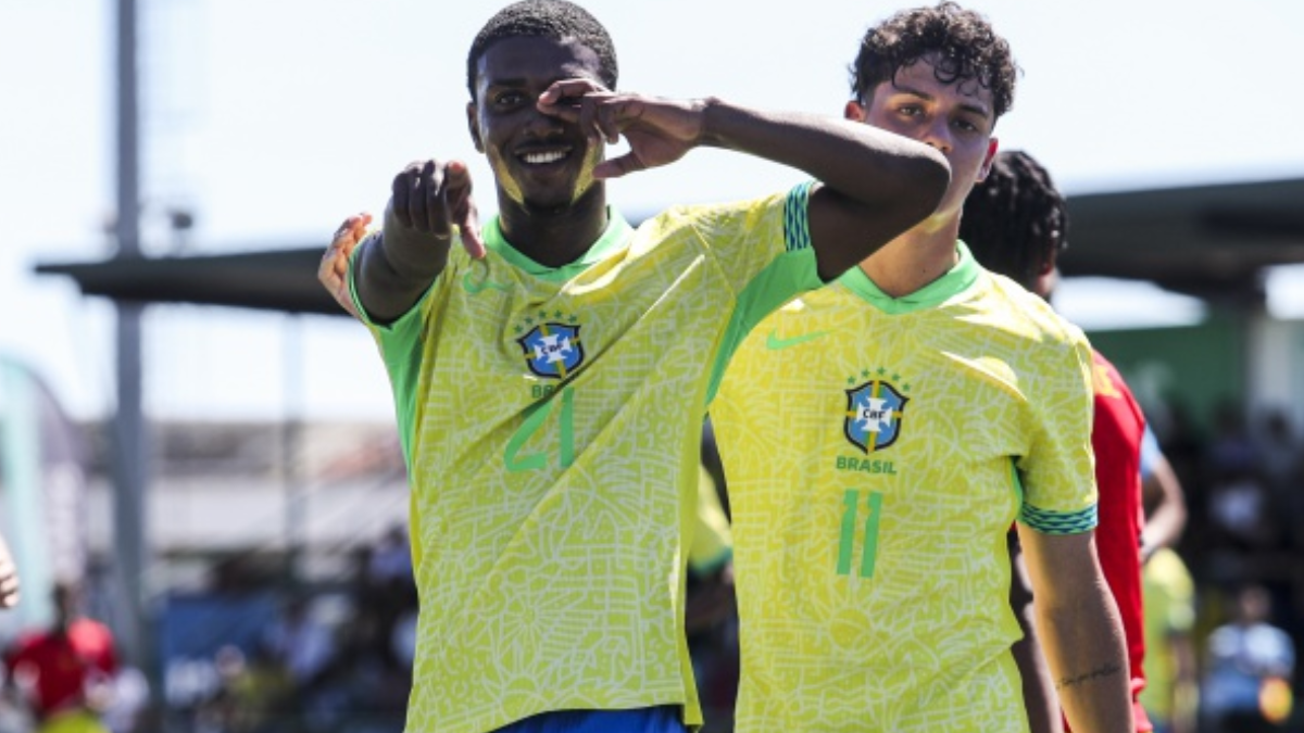 Roger Gabriel brilha na Seleção Brasileira Sub-17 e lembra do Bahia: “Sou grato por ter confiado em mim”