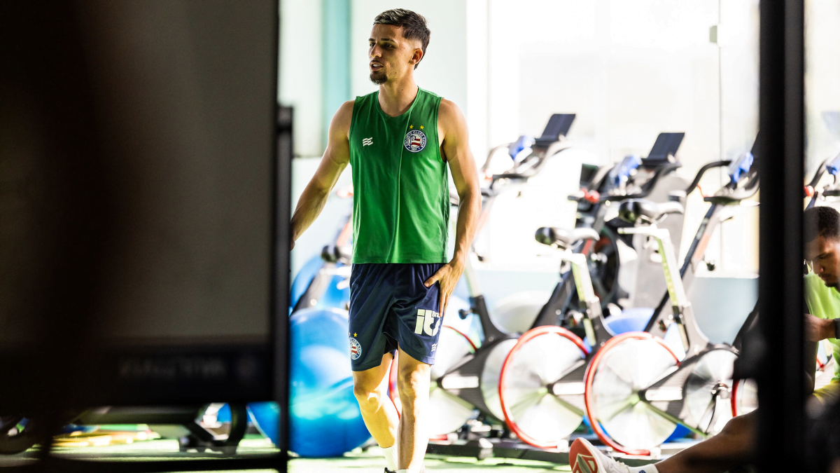 Biel tem lesão ligamentar no tornozelo e desfalca Bahia contra o Corinthians. 
