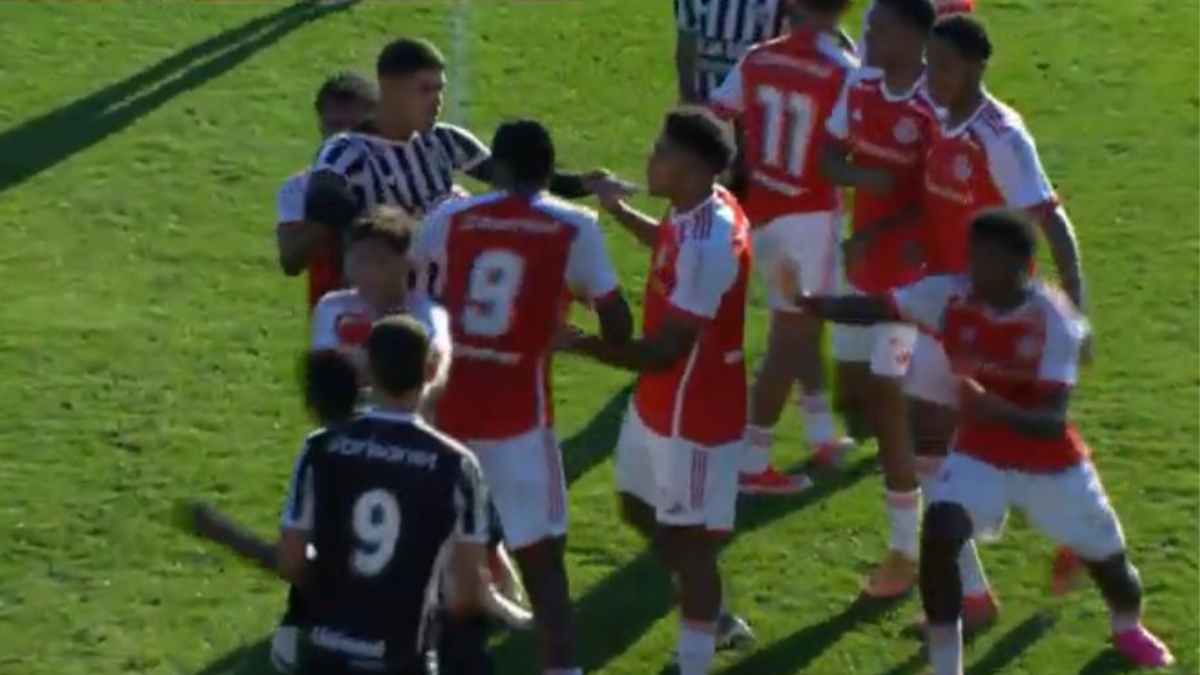 Internacional x Ceará, pelo Brasileiro Sub-20, é marcado por briga generalizada; veja vídeo