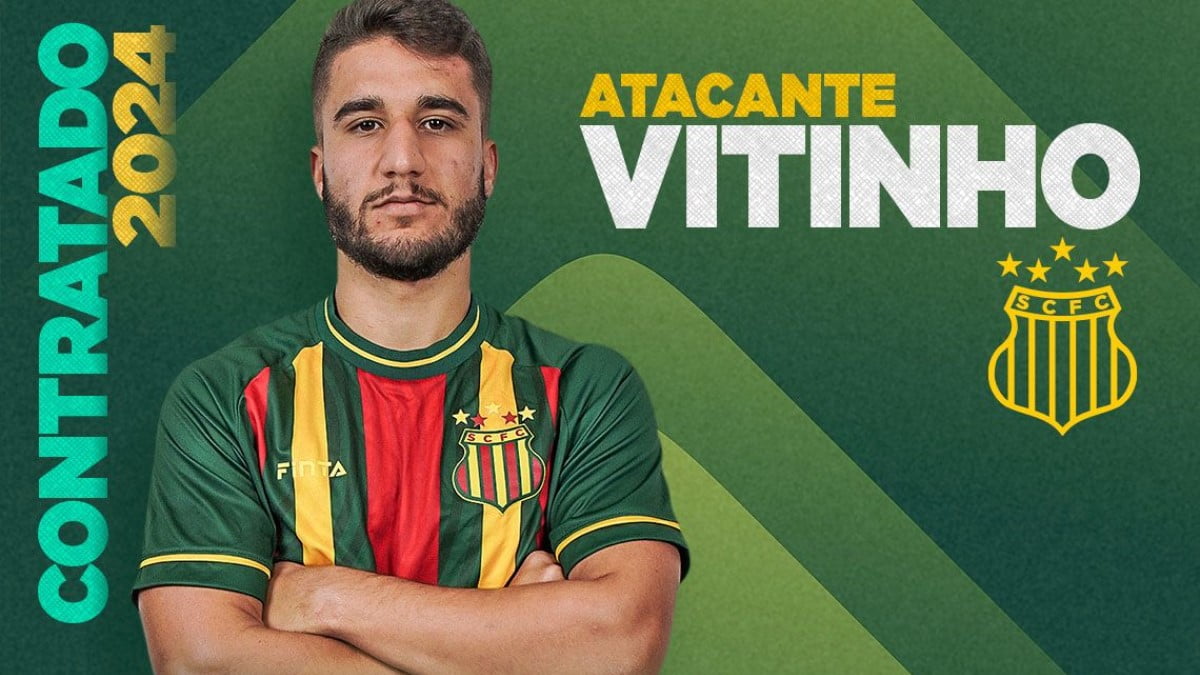Sampaio Corrêa oficializa contratação do atacante Vitinho