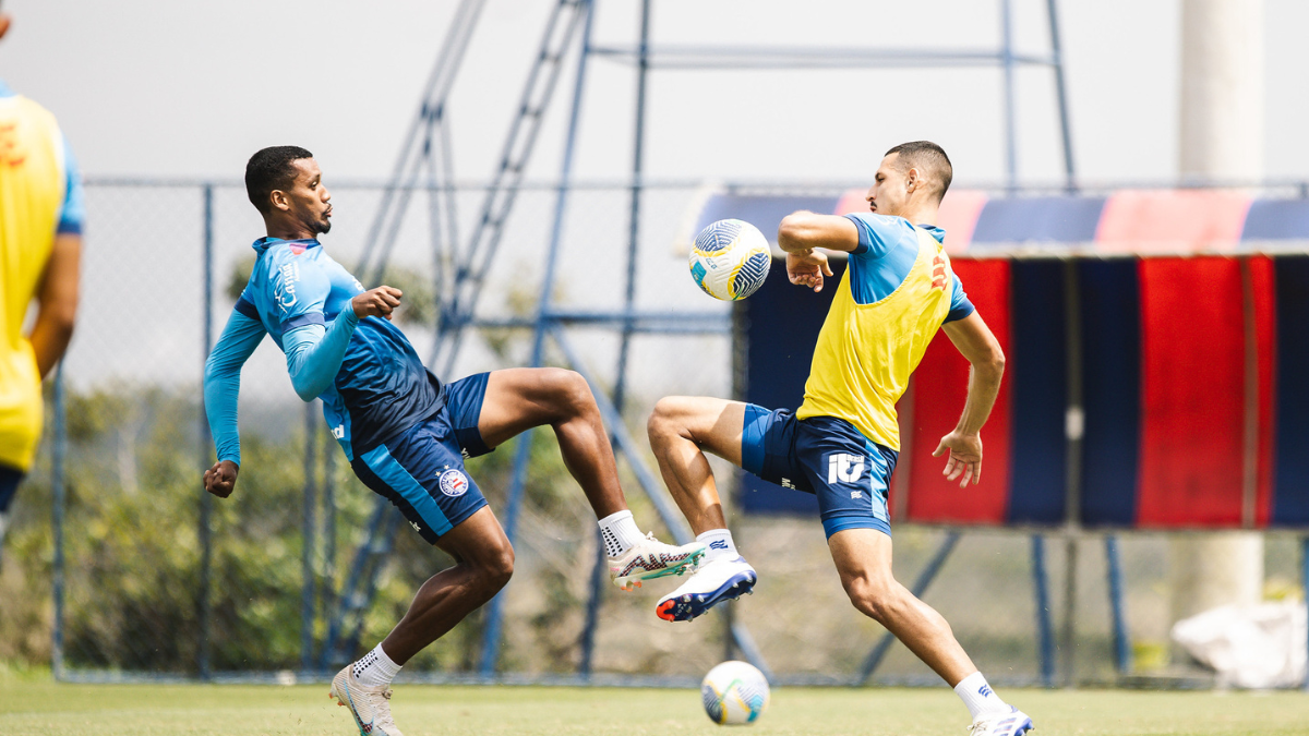 Com Rezende, Bahia segue preparação para jogo contra o Botafogo