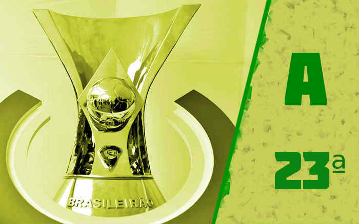 A classificação da Série A de 2024 após a 23ª rodada; Fortaleza segue como vice-líder
