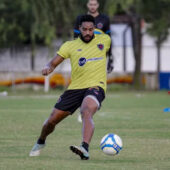 Wendel Lomar, zagueiro Botafogo-PB, — Foto: Cristiano Santos/Botafogo-PB