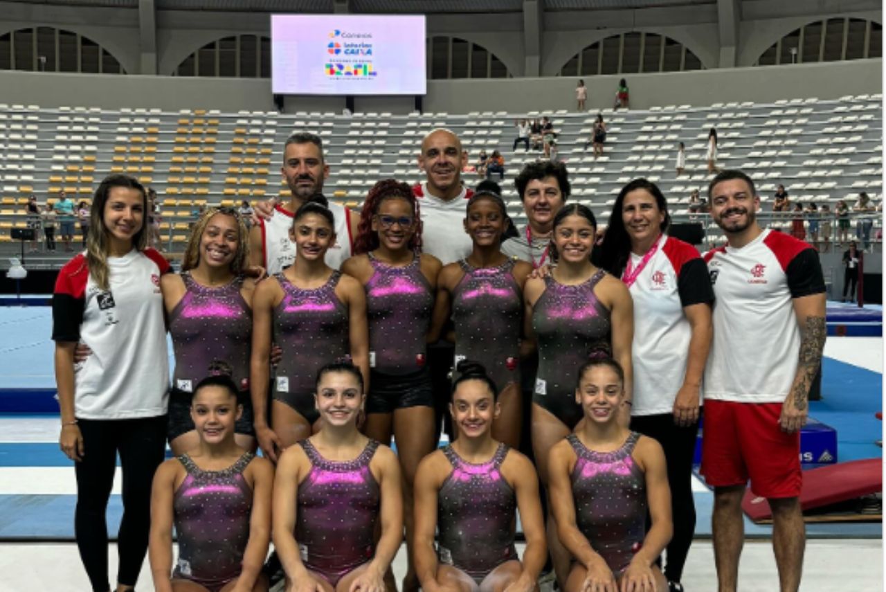 Rebeca Andrade e medalhistas olímpicas treinam em João Pessoa para etapa do Brasileiro de Ginástica Artística