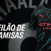 Bahia faz leilão de camisas.