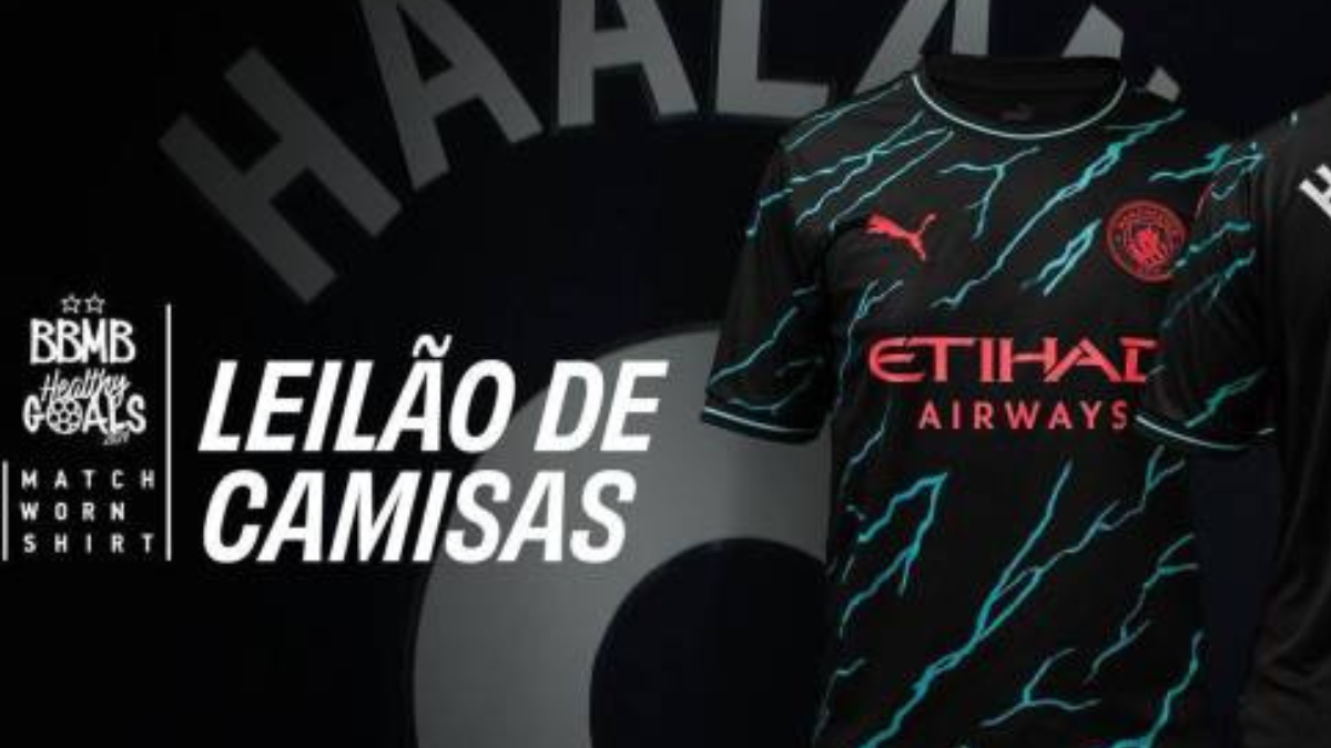 Com peças tricolores e do Manchester City, Bahia faz leilão beneficente para projeto social do clube