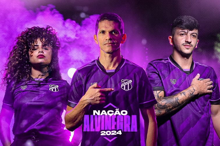 Ceará: Magno Alves estrela campanha de lançamento da camisa Nação Alvinegra 2024