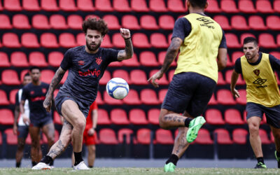 Com presença de Fabricio Domínguez, Sport realiza treino aberto para torcida na Ilha do Retiro