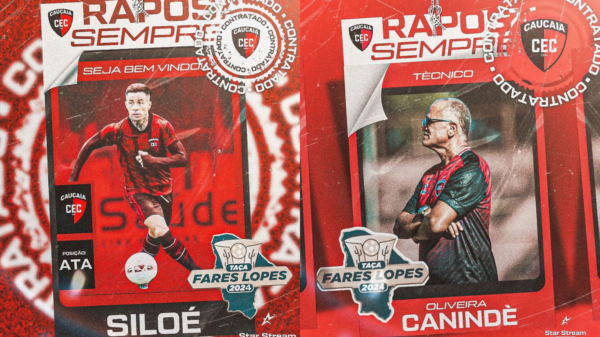 Caucaia planeja anunciar pacote de reforços para Fares Lopes na próxima semana; veja as contratações do clube 1 Siloé - Oliveira Canindé - Caucaia