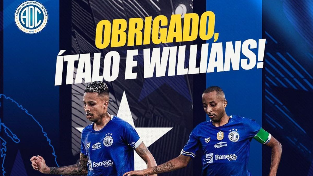 Confiança anuncia saídas de Ítalo e Willians Santana