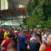 Torcida do Sport no retorno à Ilha do Retiro após reforma em partida contra o Ceará pela Série B 2024