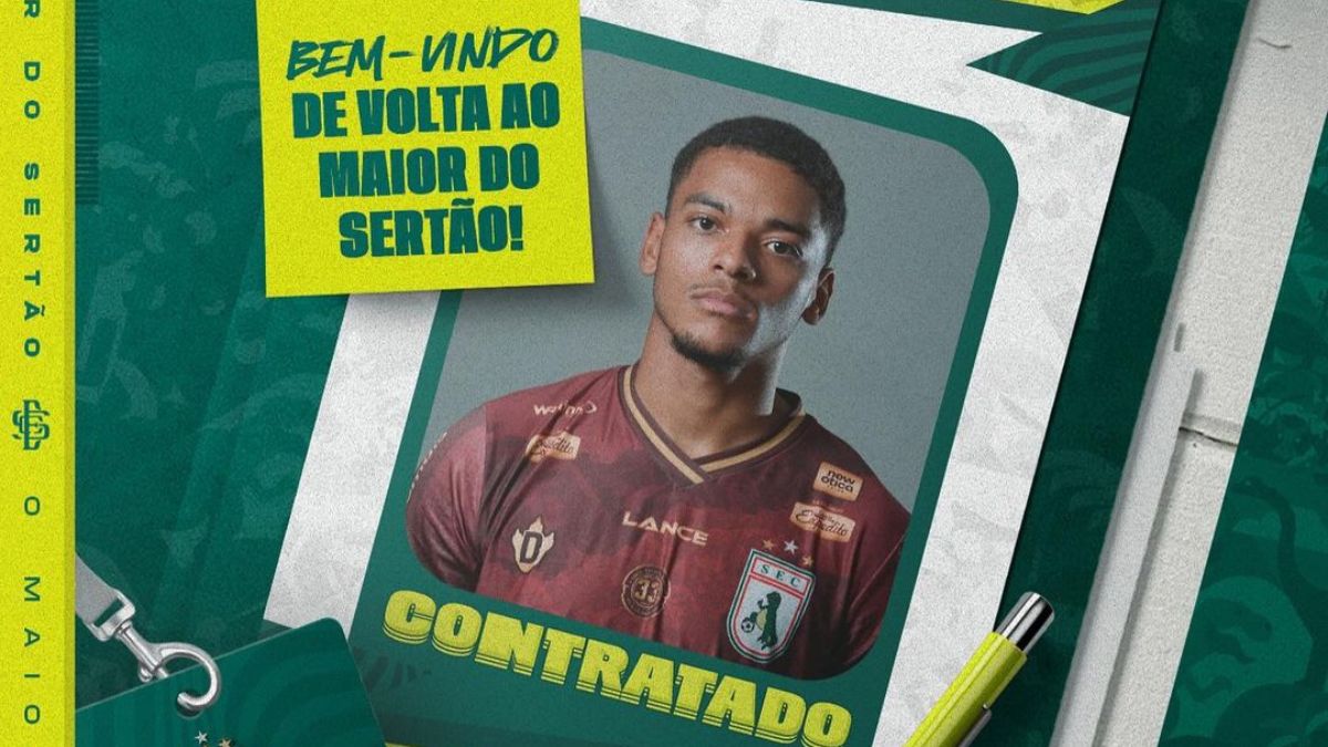 Sousa anuncia retorno do goleiro Gabriel Souza