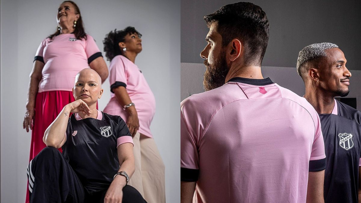 Ceará lança camisa em homenagem ao Outubro Rosa; confira detalhes