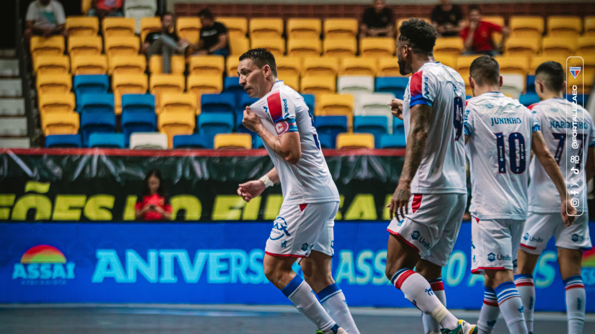 De virada, Fortaleza vence Sport no Geraldão pelo jogo de ida da semifinal do Brasileiro de Futsal