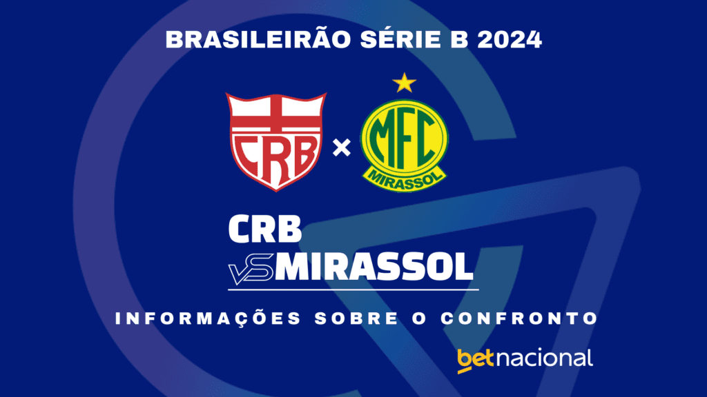 CRB x Mirassol: onde assistir ao vivo, horário, escalações e estatísticas